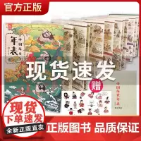 正版 洋洋兔中国历史年表绘本版6-14岁少年儿童历史百科全书 中国历史绘本 中国大事件串联思维导图 中国历史年代表理事绘