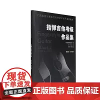 指弹吉他考级作品集 第5级-第8级 广东省音乐家协会社会艺术水平考级教材 岭南美术出版社 正版 出版社