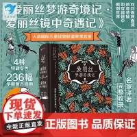 爱丽丝梦游奇境记·爱丽丝镜中奇遇记 浪花朵朵 正反颠倒镜中穿越 双封面创意装帧 经典儿童文学珍藏版礼物书
