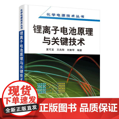 化学电源技术丛书--锂离子电池原理与关键技术 黄可龙 著 自由组合套装专业科技 正版图书籍 化学工业出版社