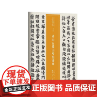 近三百年稀见名家法书集粹齐白石借山吟馆诗草 岭南美术出版社