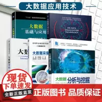 大数据技术应用书籍全五册 大数据基础与应用+大数据可视化技术+大数据采集与爬虫+大数据导论+大数据分析与挖掘 机械工业出