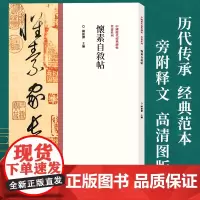中国历代经典碑帖草书系列/怀素自叙帖 陈振濂 行书毛笔书法字帖原碑原帖繁体旁注 行书临摹范本鉴赏墨迹碑帖 河南美术出版社