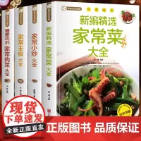 食谱书籍菜谱书家常菜大全4册家常肉菜+家常小炒+菜谱家常主食+家常菜做法大全精选家常菜大全家常菜教程中国美食书家用菜谱书