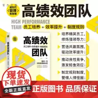 [正版]高绩效团队:员工培养+效率提升+制度规则 栾达 清华大学出版社 企业管理团队管理