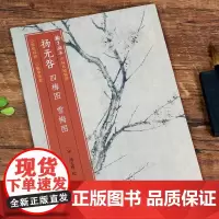 扬无咎 四梅图雪梅图 原色高清印制细节装裱临摹赏玩皆宜 经折装中国宋代花卉画典范范本绘画作品赏析爱好者教程 中国名绘集珍