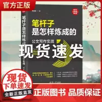 笔杆子是怎样炼成的公文写作实战 新时代职场新技能办公室公文写作技巧范例大全学会写作创作党政机关公文材料编写范文教程书籍