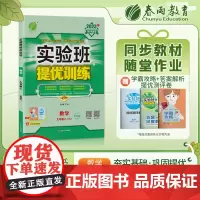 实验班提优训练 九年级上册 初中数学 沪科版 2023年秋季新版教材同步辅导资料复习书课时作业本练习册