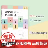 思维导图巧学乐理/乐理教程/文武贝 基础音乐乐理教学书 9787539677378 安徽文艺出版社
