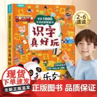 QHL识字真好玩学前1600汉语启蒙翻翻书 识字书幼儿认字启蒙2-3-6岁儿童早教启蒙绘本立体翻翻书幼儿园学前宝宝识字大