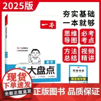 2025一本小学知识大盘点数学基础知识大盘点 小学知识大全四五六年级考试总复习人教版 小升初数学必背考点工具书