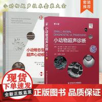 套装2本一套 小动物超声诊断 第4版 小动物B型和M型超声心动检查技术 小动物心超诊断 小动物b超诊断978751899