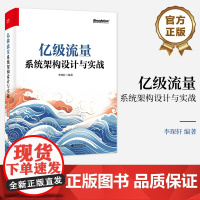 正版 亿级流量系统架构设计与实战 大型互联网后台架构设计教程书 详解架构面试难点 UGC平台经典服务设计案例大全 李琛轩