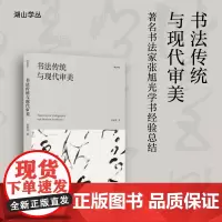 书法传统与现代审美 书法汉字文集 著名书法家张旭光学书经验总结 书法提高宝典/展览参赛秘笈参考读物 湖山学丛
