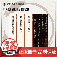 [全3册]赵孟頫临圣教序/王羲之圣教序/褚遂良雁塔圣教序 中华碑帖精粹 书法篆刻碑帖 中华书局