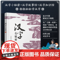 汉字有秘密 叁 吴京鸣编著 精选小学语文48个基础汉字 追寻字源解读汉字秘密 汉字字形演变字意解释 同组汉字联系与区别