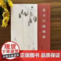 花卉白描图谱 中国画素材库 白描花鸟画国画技法讲解 传统工笔画稿底稿线描绘图谱临摹画册成人初学者绘画基础入门到精通教程书