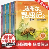 QHL法布尔昆虫记全套10册彩绘美图版正版原著完整版小学生课外阅读一年级二年级三年级四五六儿童绘本读物故事书籍幼儿版科普