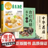 中华传统饮食养生文化(全3册)家常养生汤煲 + 中华药膳养生治病一本通 + 中华传统保健文化:食疗药膳养生大全