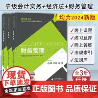 2024年中级会计教材 3科 中级会计实务 经济法 财务管理 通关题库 全真模拟试题 中级会计职称考试辅导教材 中级会计