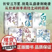 杜甫传+苏东坡传+白居易传+李商隐传+陶渊明传+王维传(套装6册)
