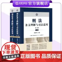 刑法条文理解与司法适用(第二版 上下册) 刘静坤主编 条文对照 司法适用 典型案例 法律出版社