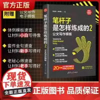 笔杆子是怎样炼成的2二 公文写作模板 李永新 写作思维结构谈写材料写作文稿秘籍规范格式标题新手实战金句范文速查大全一本通