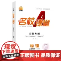2024春安徽专版名校课堂物理八年级下册沪科同步练 测试题8年级复习辅导资料初二必刷物理