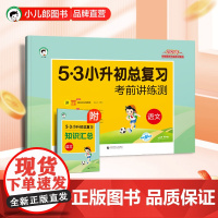 [正版书籍]2024年新版 53小升初总复习考前讲练测 小升初语文专项基础知识强化训练人教版五六年级下册练习册必刷题真题