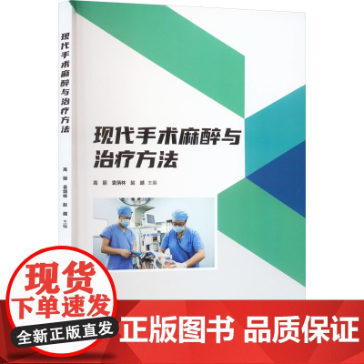 现代手术麻醉与治疗方法 高丽,袁炳林,赵越 编 外科学生活 正版图书籍 中国纺织出版社有限公司