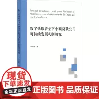 数字低碳背景下小额贷款公司可持续发展机制研究 李纪明 著 金融经管、励志 正版图书籍 浙江大学出版社
