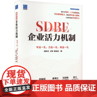 SDBE企业活力机制 令出一孔,力出一孔,利出一孔 胡荣丰,江辉,廖成龙 著 企业管理经管、励志 正版图书籍 电子工业出