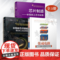 集成电路芯片制造工艺 共3册 集成电路制造工艺与工程应用+芯片制造半导体工艺与设备+半导体芯片和制造理论 机械工业出版社