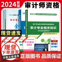 2024审计专业技术资格考试中级3册套装:金考卷+专用教材