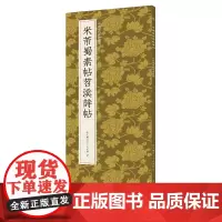 米芾蜀素帖苕溪诗帖 中国历代碑帖丛刊 行书临摹高清原碑帖+近距离临摹可平摊毛笔书法字帖入门临摹教材范本基础教程正版书