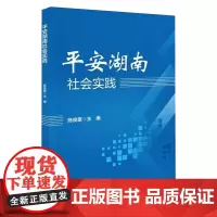 平安湖南社会实践 陈俊豪 编 高等法律教材社科 正版图书籍 中国人民公安大学出版社