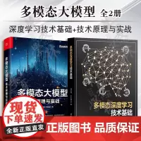 2册 多模态深度学习技术基础 冯方向+多模态大模型技术原理与实战 彭勇等著 计算机与互联网 人工智能书籍