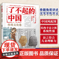 正版 了不起的中国 传统文化卷 中国汉字 6~14岁孩子的传统文化入门读物 小学生低中高年级课外阅读趣味绘本图书籍