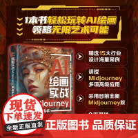 AI绘画实战:Midjourney从新手到高手 李艮基 玩转AI绘画 绘画作品生成 头像设计 盲盒设计 Logo设计 壁