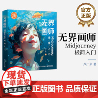 正版 无界画师——Midjourney极简入门 MJ教程 Midjourney注册操作界面 AI绘画软件Midjourn