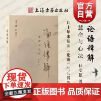 论语译解慧命与心法 林安梧上海古籍出版社儒释道文化继承发展精读论语心得体会