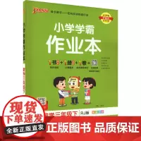 小学学霸作业本 数学3年级下 RJ版 牛胜玉 编 小学教辅文教 正版图书籍 辽宁教育出版社