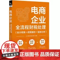 正版 电商企业全流程财税处理(会计核算+政策解析+报表分析)会计真账实操训练营 中国铁道出版社有限公司 978711
