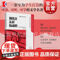 钢铁是怎样炼成的 译文学生文库苏联尼古拉奥斯特洛夫斯基著上海译文出版社苏联文学保尔·柯察金人生观长篇小说顽强斗争人的一生