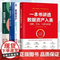 4册 一本书讲透数据资产入表 王琰+数据资产入表100问+数据资产管理 周开乐+数据资产 企业数字化转型的底层逻辑 交易