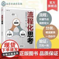 流程化思考 头脑清醒就三招 流程分类验证 复杂的事情一想就透 系统性思维理科思维训练 时间分配时间管理 流程化思维训练培