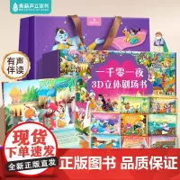 礼盒装一千零一夜3D立体剧场书阿里巴巴辛巴达的故事阿拉丁神灯国王的一千零一夜哈桑奇遇记洗染匠和理发师乌木马的故事渔翁的故