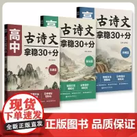 高中古诗文拿稳30+分 基础篇+冲刺篇 高一高二高三高考 高中通用 语文文言文知识技巧答题方法重点词句文学常识讲练结合