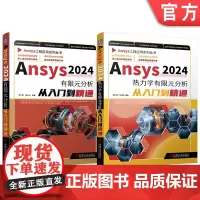 套装 Ansys2024有限元分析 热力学 入门到精通 套装共2册