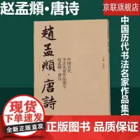 [书]中国历代书法名家作品集字 赵孟頫·唐诗 江锦世 人民美术出版社 9787102084251书籍